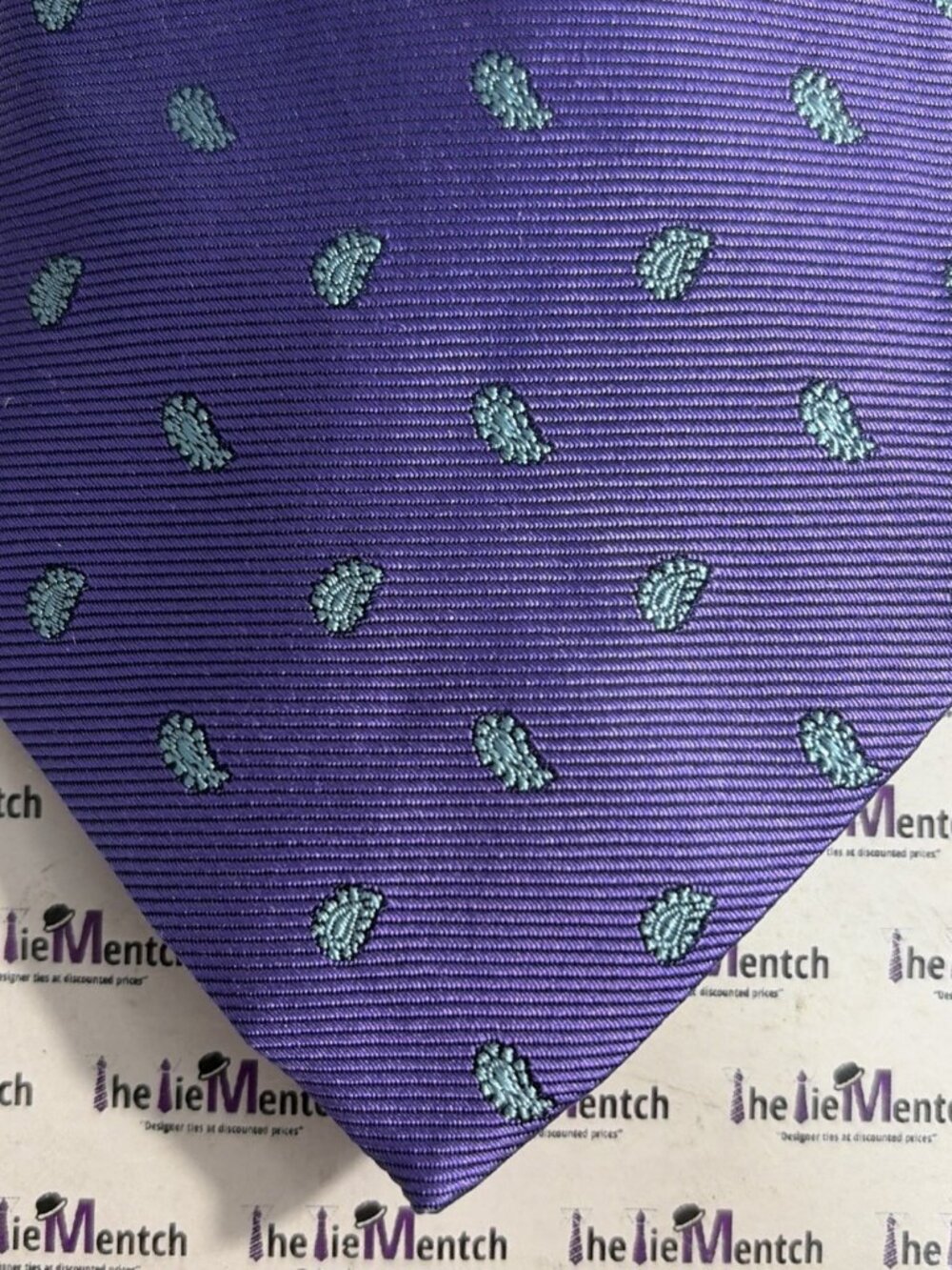 BROOKS BROTHER Silk Purple With Paisley Tie BRAND NEW